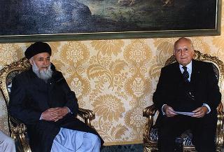 Incontro con il Presidente dello Stato Islamico dell'Afghanistan Burhanuddin Rabbani