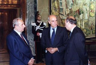 Incontro con il Presidente dello Stato Islamico dell'Afghanistan Burhanuddin Rabbani