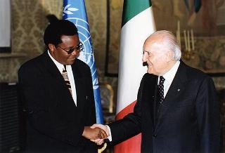 Incontro con il Primo Ministro della Repubblica del Ruanda Pierre Celestin Rwigema