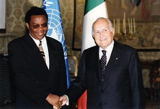 Incontro con il Primo Ministro della Repubblica del Ruanda Pierre Celestin Rwigema