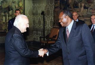 Incontro con il Primo Ministro della Repubblica del Ruanda Pierre Celestin Rwigema