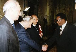 Incontro con il Primo Ministro della Repubblica del Ruanda Pierre Celestin Rwigema