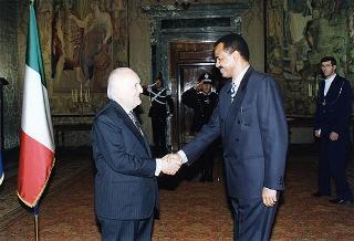 Incontro con il Presidente dello Stato di Eritrea Isaias Afwerki