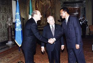 Incontro con il Presidente dello Stato di Eritrea Isaias Afwerki