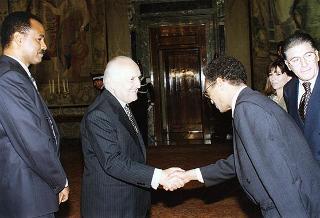 Incontro con il Presidente dello Stato di Eritrea Isaias Afwerki