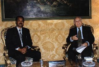 Incontro con il Presidente dello Stato di Eritrea Isaias Afwerki