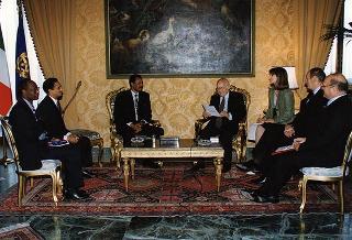 Incontro con il Presidente dello Stato di Eritrea Isaias Afwerki