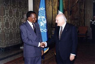 Incontro con il Presidente della Repubblica del Botswana Quett Ketumile J. Masire
