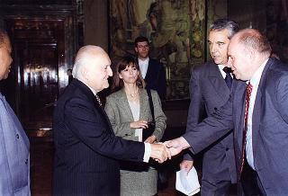 Incontro con il Presidente della Repubblica del Botswana Quett Ketumile J. Masire
