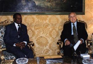 Incontro con il Presidente della Repubblica del Botswana Quett Ketumile J. Masire
