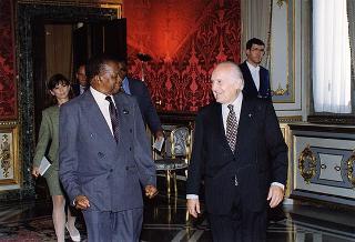 Incontro con il Presidente della Repubblica del Botswana Quett Ketumile J. Masire