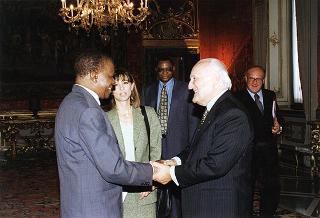 Incontro con il Presidente della Repubblica del Botswana Quett Ketumile J. Masire