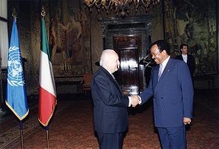 Incontro con il Presidente del Camerun Paul Biya
