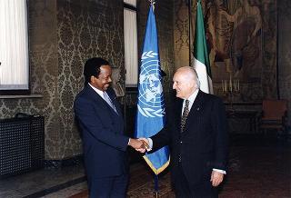Incontro con il Presidente del Camerun Paul Biya