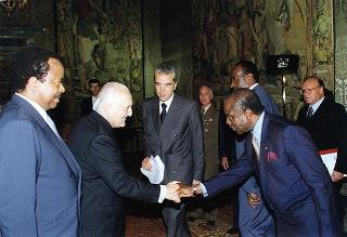 Incontro con il Presidente del Camerun Paul Biya