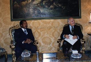 Incontro con il Presidente del Camerun Paul Biya