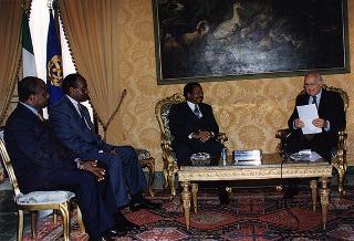 Incontro con il Presidente del Camerun Paul Biya