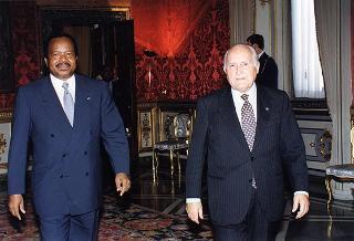 Incontro con il Presidente del Camerun Paul Biya