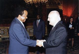 Incontro con il Presidente del Camerun Paul Biya