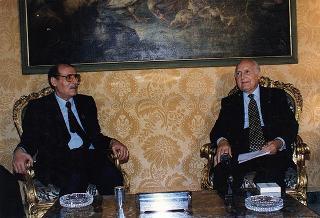 Incontro con il Primo Ministro della Repubblica Araba Siriana Mahmud Al-Zohbi