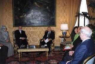 Incontro con il Vice Presidente della Repubblica Islamica dell'Iran Hassan Habibi