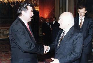 Incontro con il Presidente della Repubblica del Tagikistan Emomali Rahmanov