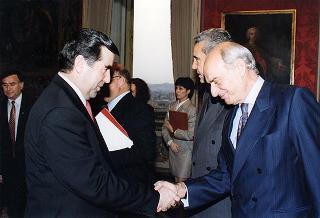 Incontro con il Presidente della Repubblica del Tagikistan Emomali Rahmanov