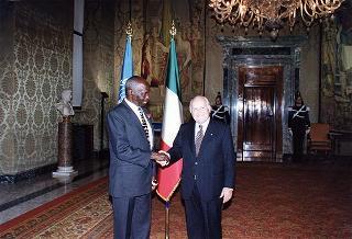 Incontro con il Presidente della Repubblica del Kenya Daniel Arap Moi