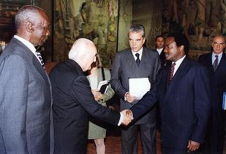 Incontro con il Presidente della Repubblica del Kenya Daniel Arap Moi