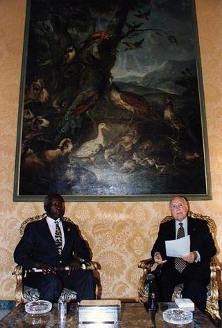 Incontro con il Presidente della Repubblica del Kenya Daniel Arap Moi