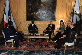 Incontro con il Presidente della Repubblica del Kenya Daniel Arap Moi