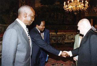 Incontro con il Presidente della Repubblica del Kenya Daniel Arap Moi