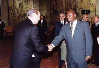 Incontro con il Presidente della Repubblica dell'Uganda Yoweri Museveni Kaguta
