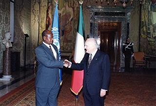 Incontro con il Presidente della Repubblica dell'Uganda Yoweri Museveni Kaguta