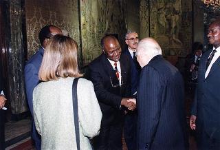 Incontro con il Presidente della Repubblica dell'Uganda Yoweri Museveni Kaguta
