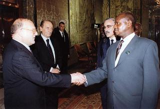Incontro con il Presidente della Repubblica dell'Uganda Yoweri Museveni Kaguta