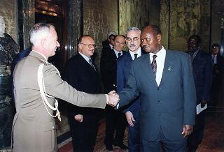 Incontro con il Presidente della Repubblica dell'Uganda Yoweri Museveni Kaguta