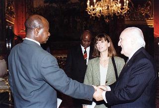 Incontro con il Presidente della Repubblica dell'Uganda Yoweri Museveni Kaguta