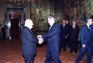 Incontro con il Presidente della Repubblica di Albania Sali Berisha
