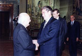 Incontro con il Presidente della Repubblica di Albania Sali Berisha