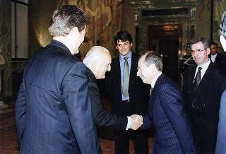 Incontro con il Presidente della Repubblica di Albania Sali Berisha