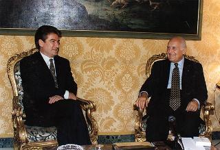 Incontro con il Presidente della Repubblica di Albania Sali Berisha