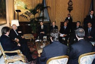 Incontro con il Presidente della Repubblica di Albania Sali Berisha