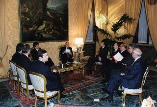 Incontro con il Presidente della Repubblica di Albania Sali Berisha