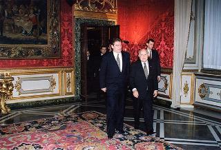 Incontro con il Presidente della Repubblica di Albania Sali Berisha