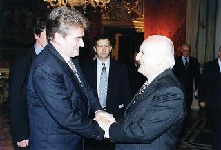 Incontro con il Presidente della Repubblica di Albania Sali Berisha