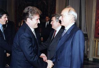 Incontro con il Presidente della Repubblica di Albania Sali Berisha