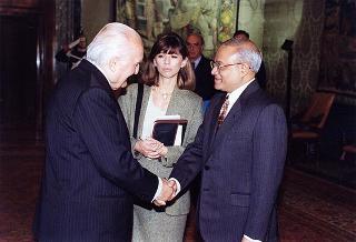 Incontro con il Presidente della Repubblica delle Maldive Maumoun Abdul Gayoom