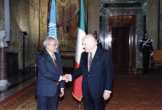 Incontro con il Presidente della Repubblica delle Maldive Maumoun Abdul Gayoom