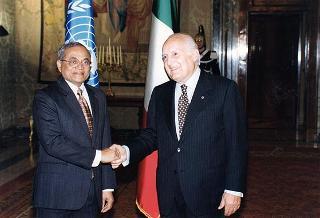 Incontro con il Presidente della Repubblica delle Maldive Maumoun Abdul Gayoom
